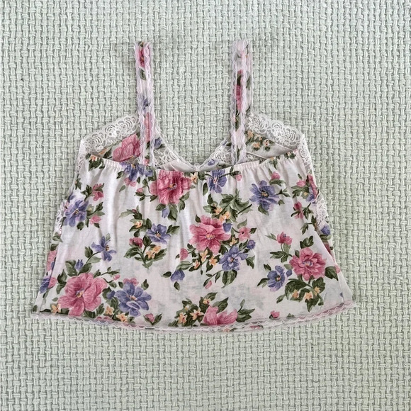 VINTAGE 90’s Floral Print Tank Top - Picture 5 of 5